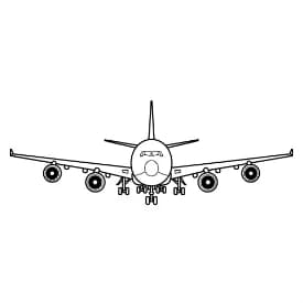Vliegtuig Vliegtuig kleurplaat
