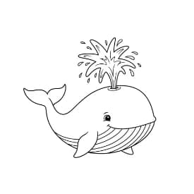 Walvis Walvis kleurplaten — Alle Categorieën