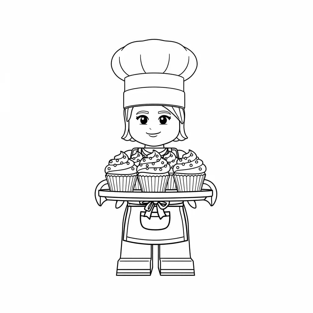 Lego Friends Vrolijke Lego Friends tekening met vrienden die samen plezier maken en ingekleurd kunnen worden.