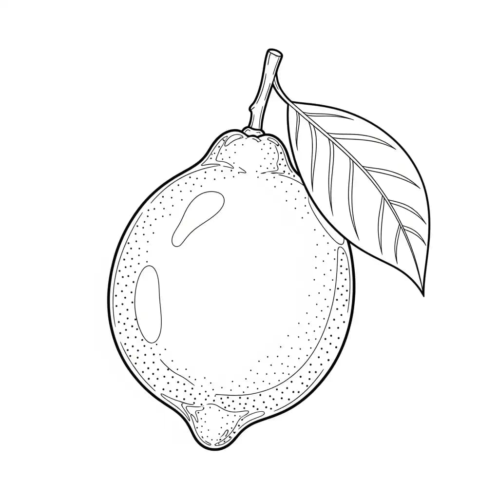Fruitkleurplaat schets kleurplaat van een grote appel en sinaasappel met duidelijke contouren om in te kleuren