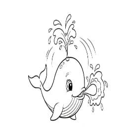 Dieren Zwart-wit tekening van Dieren om in te kleuren, afkomstig uit de categorie Dieren.