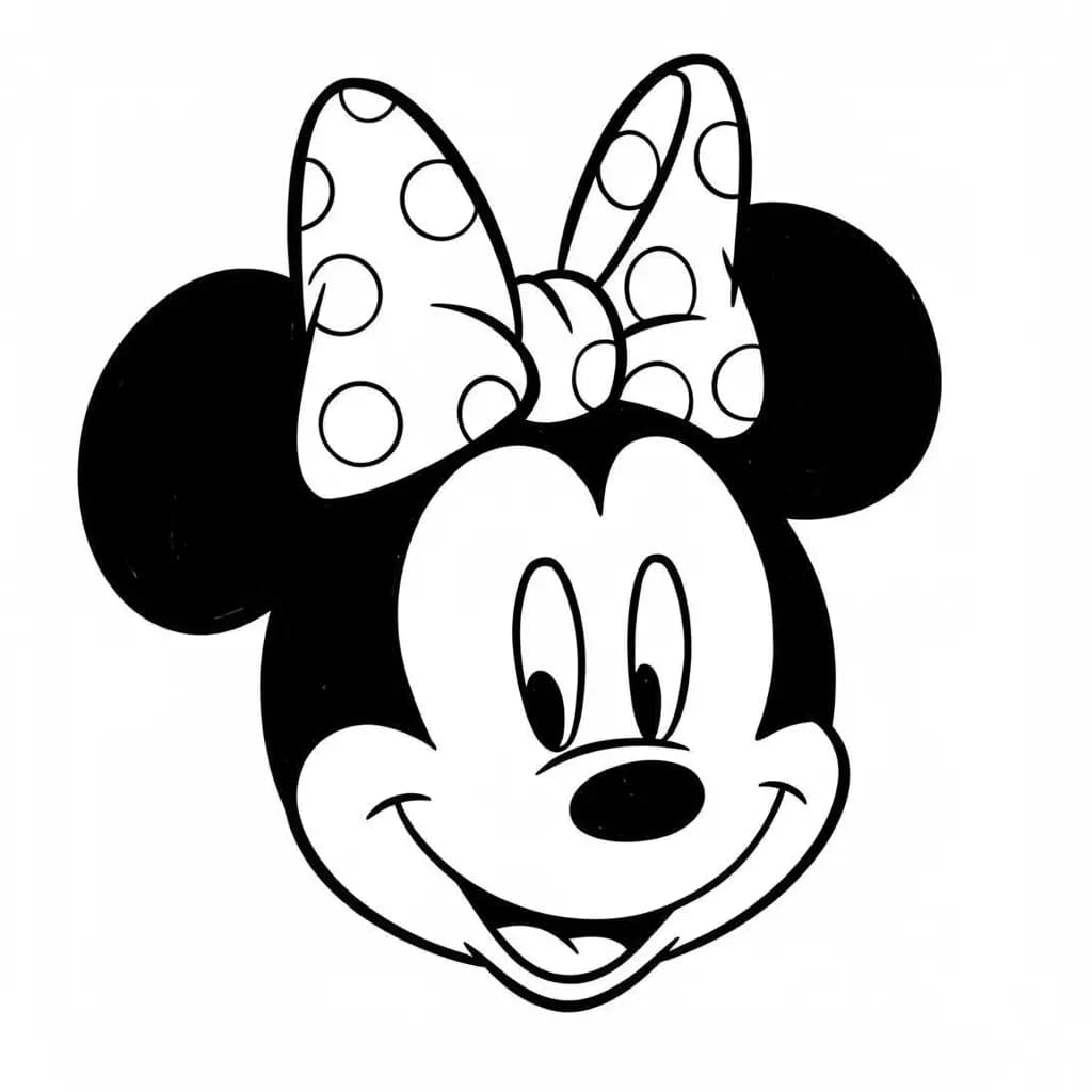 Mickey Mouse Kleurplaat van Mickey Mouse met een vrolijk en klassiek thema om in te kleuren.