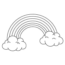 Regenboog Regenboog kleurplaten — Alle Categorieën