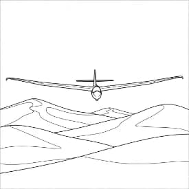 Vliegtuig Vliegtuig kleurplaat