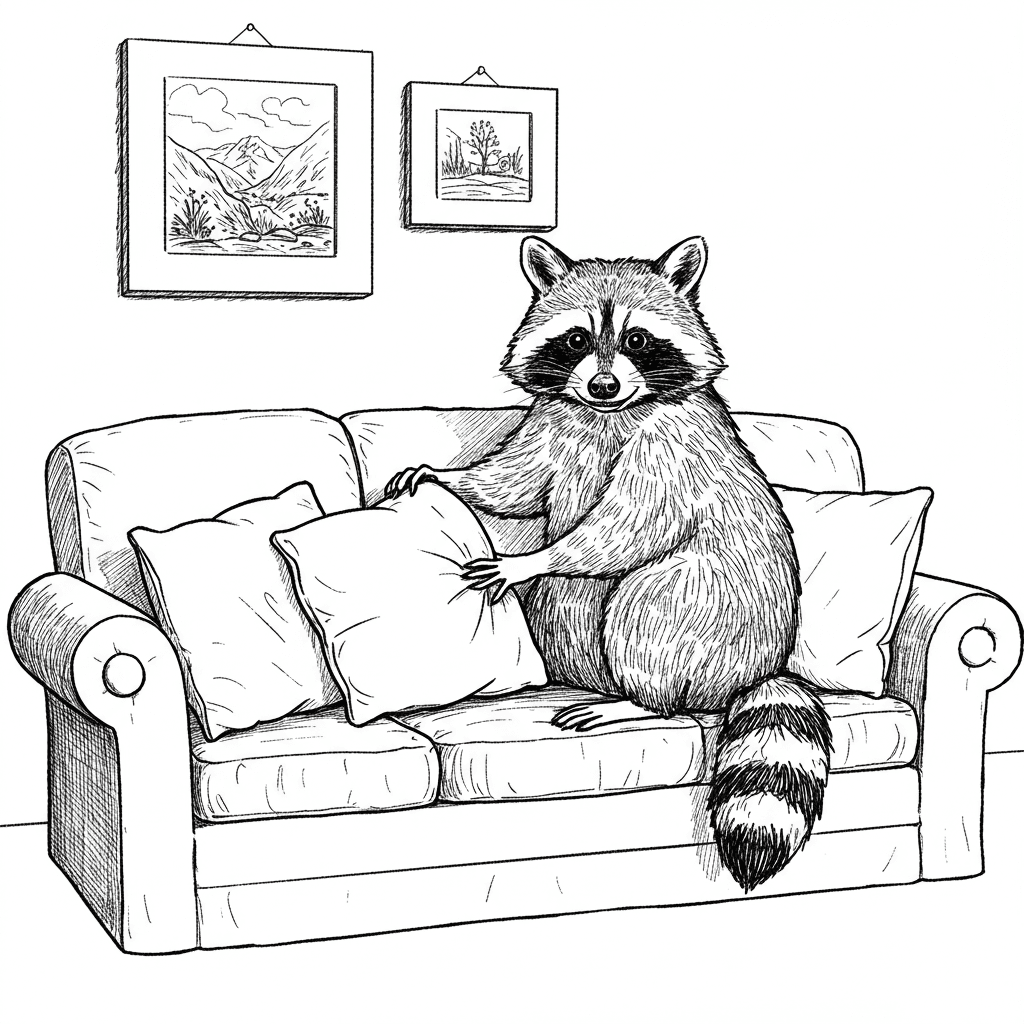 Comfortabele dagen Een ontspannende en creatieve kleurplaat van Comfortabele dagen voor jong en oud.