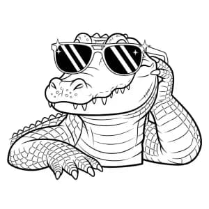 Alligator kleurplaten Alligator kleurplaten kleurplaten — Alle Categorieën