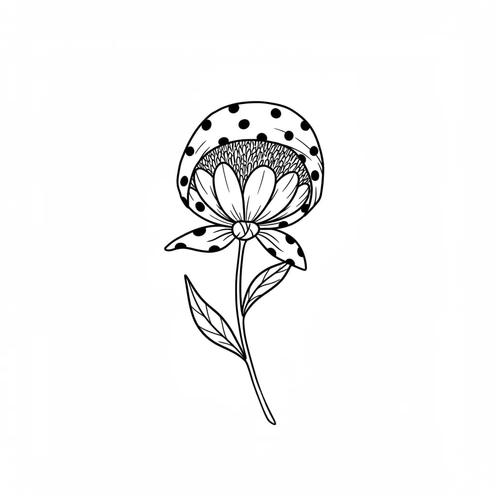 Rozenboeket Kleurplaat van een boeket rozen, eenvoudig en leuk om in te kleuren.