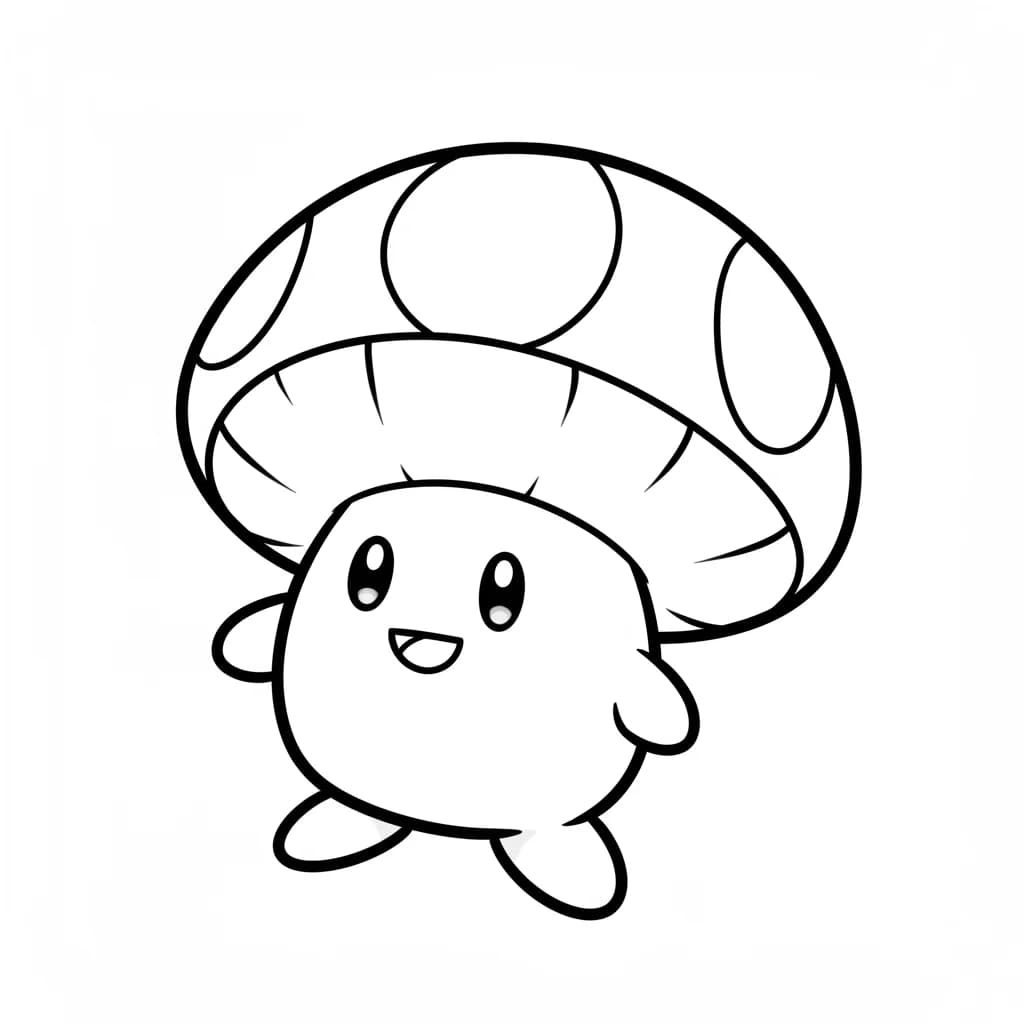 Pokemon Eenvoudige kleurplaat van Pokemon om zelf in te kleuren en gratis te printen.