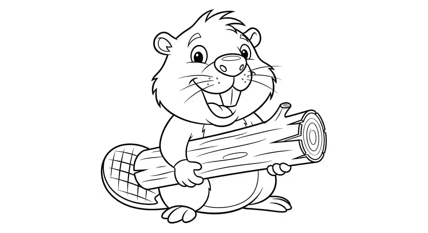 Dieren Zwart-wit kleurplaat van Dieren uit de categorie Dieren.