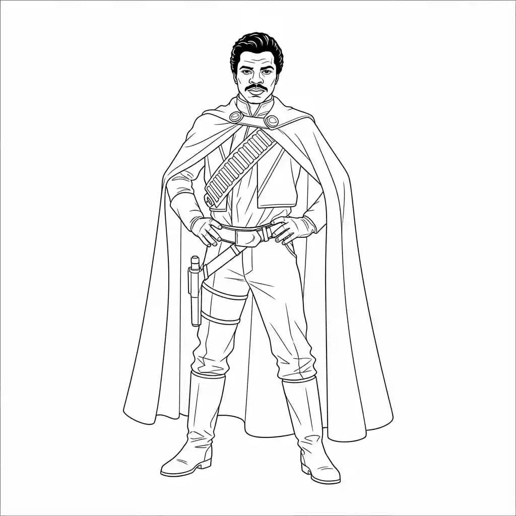 Star wars Kleurplaat van Star wars met een avontuurlijk en creatief thema om zelf in te kleuren.