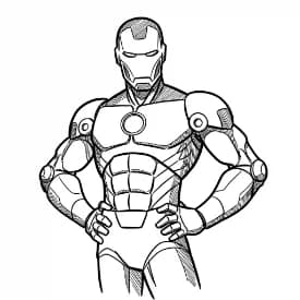 Iron Man Iron Man kleurplaten