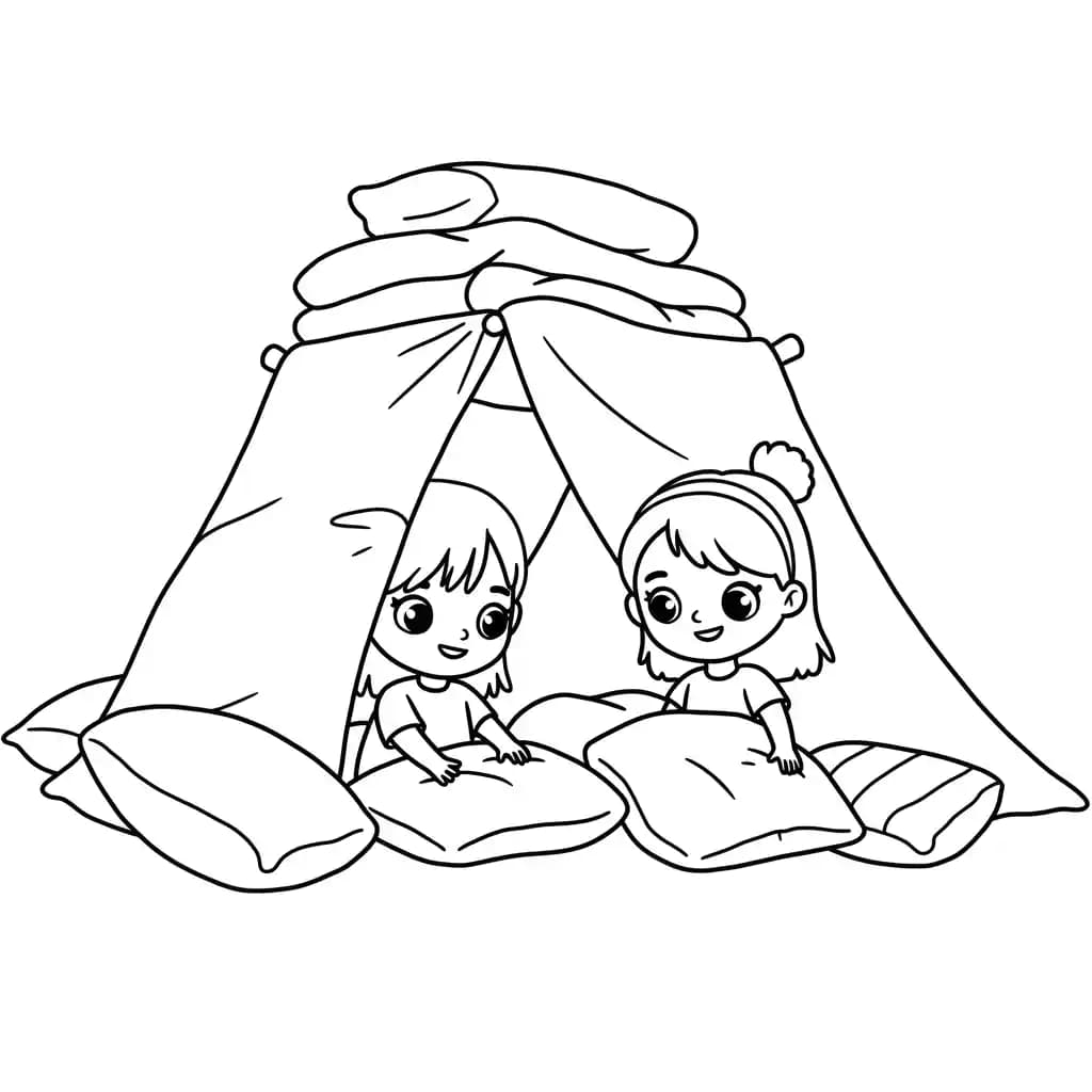 de lieve meiden Kleurplaat de lieve meiden om gratis te printen en in te kleuren.