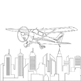 Vliegtuig Vliegtuig kleurplaat