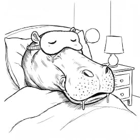 Comfortabele dagen Een rustgevende en leuke kleurplaat van Comfortabele dagen, geschikt voor alle leeftijden.