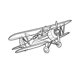 Vliegtuig Vliegtuig kleurplaat