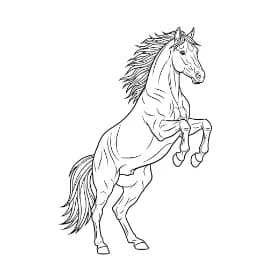 Paard Paard kleurplaten — Alle Categorieën