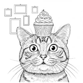 Comfortabele dagen Een rustgevende en leuke kleurplaat van Comfortabele dagen, geschikt voor alle leeftijden.