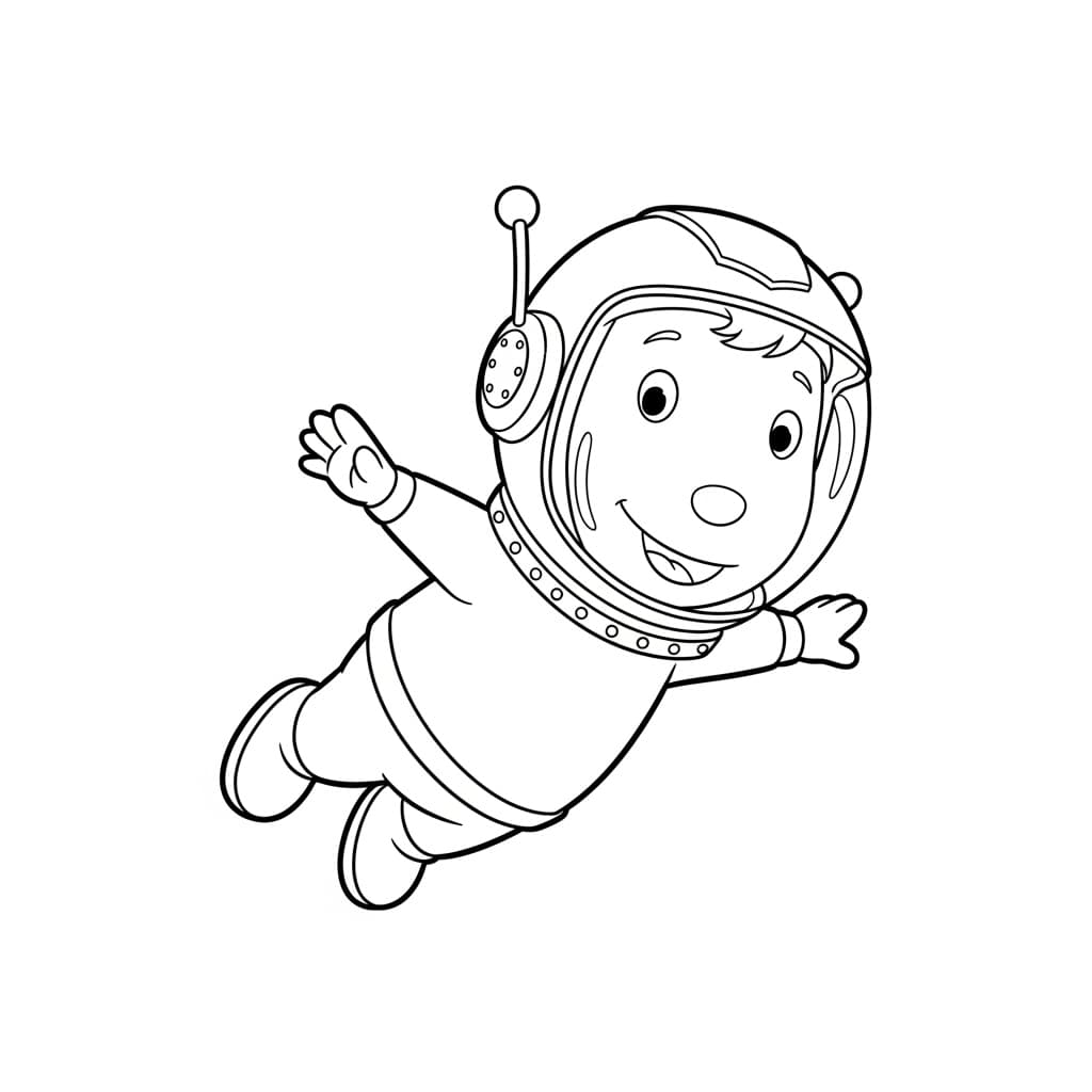 Backyardigans Een leuke kleurplaat van de Backyardigans om zelf in te kleuren en creatief aan de slag te gaan.