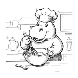 Comfortabele dagen Een rustgevende en leuke kleurplaat van Comfortabele dagen, geschikt voor alle leeftijden.