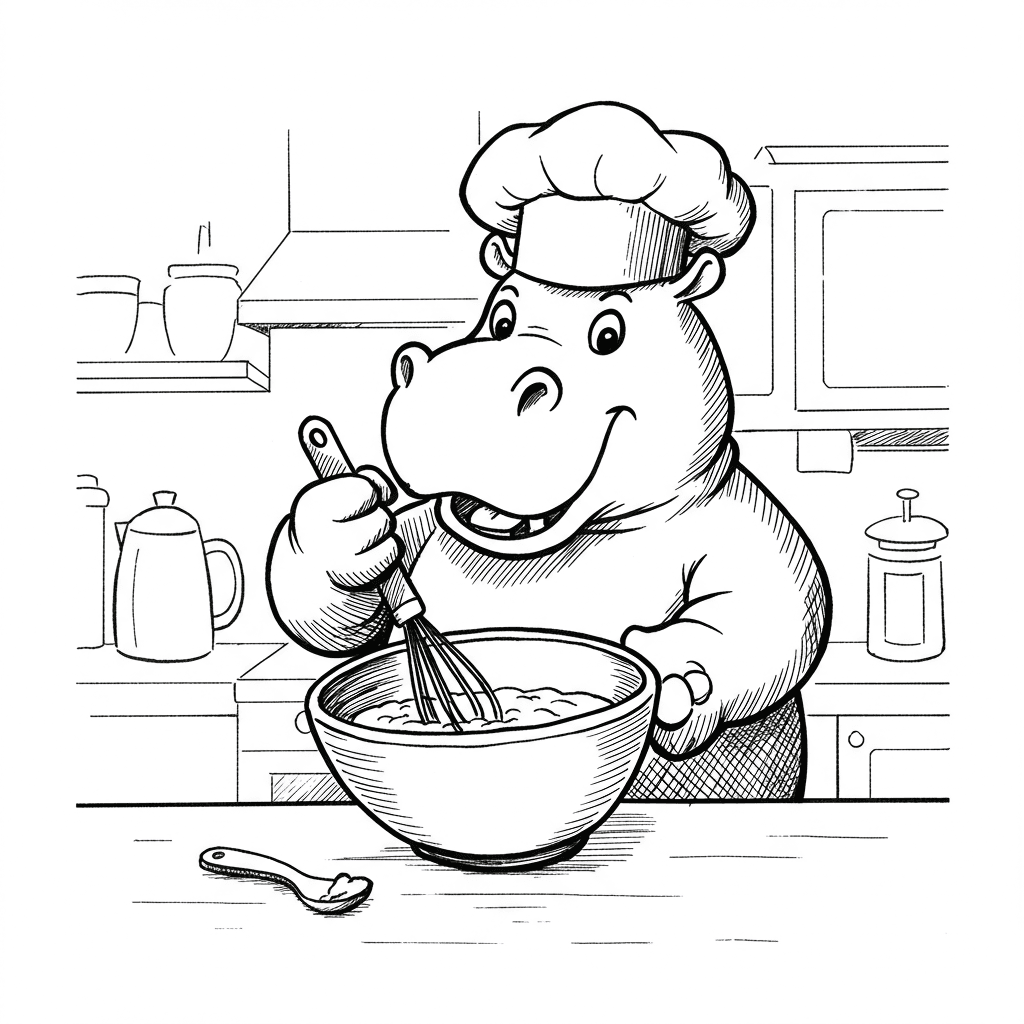 Comfortabele dagen Een rustgevende en leuke kleurplaat van Comfortabele dagen, geschikt voor alle leeftijden.