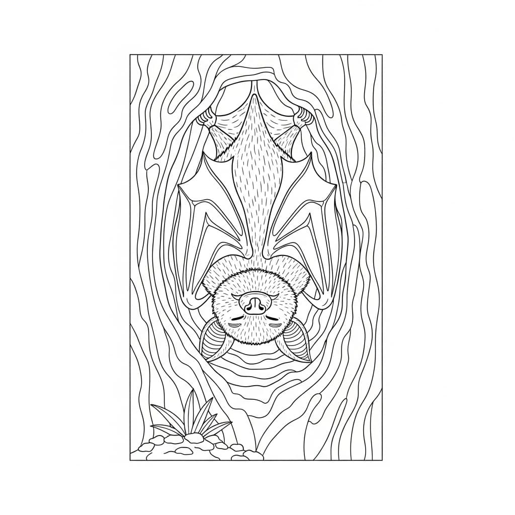 Knuppel Een overzichtelijke en creatieve kleurplaat van Knuppel voor kinderen en volwassenen.