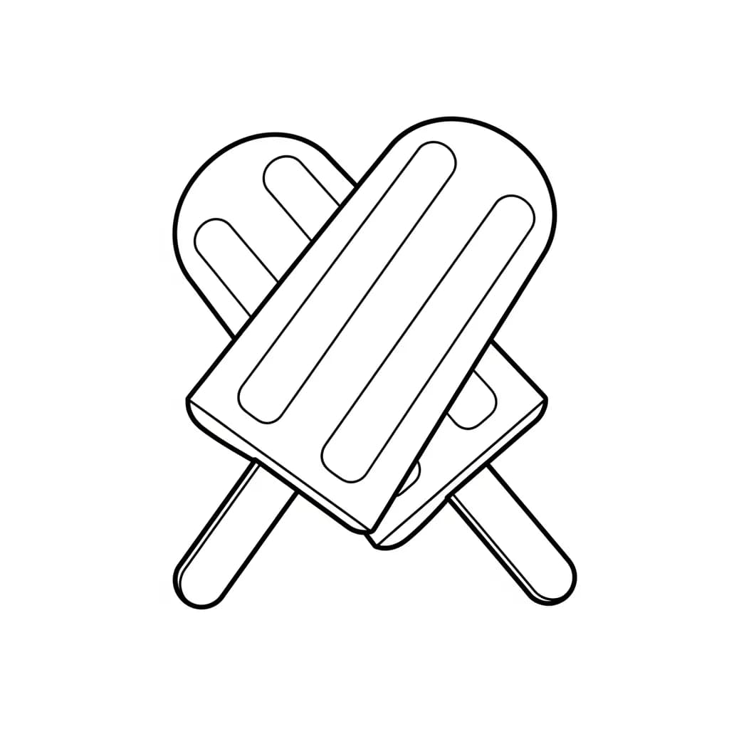 Zomer Kleurplaat van Zomer met een vrolijk en zomers thema om creatief in te kleuren.