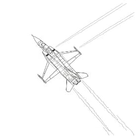 Vliegtuig Vliegtuig kleurplaat