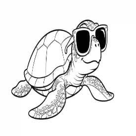 Dieren Zwart-wit tekening van Dieren om in te kleuren, afkomstig uit de categorie Dieren.