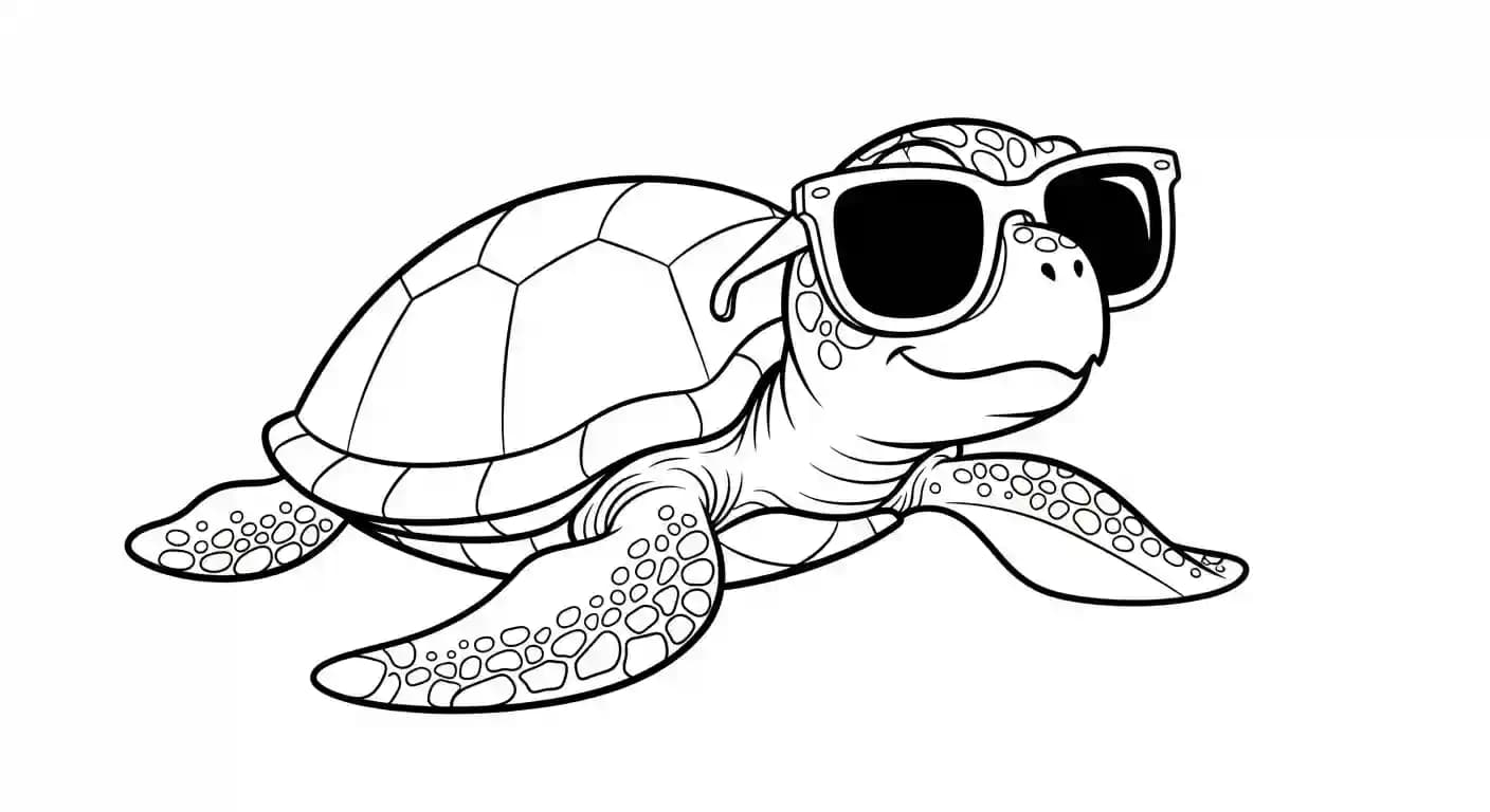 Dieren Zwart-wit tekening van Dieren om in te kleuren, afkomstig uit de categorie Dieren.