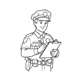 Politie Politie kleurplaten — Alle Categorieën