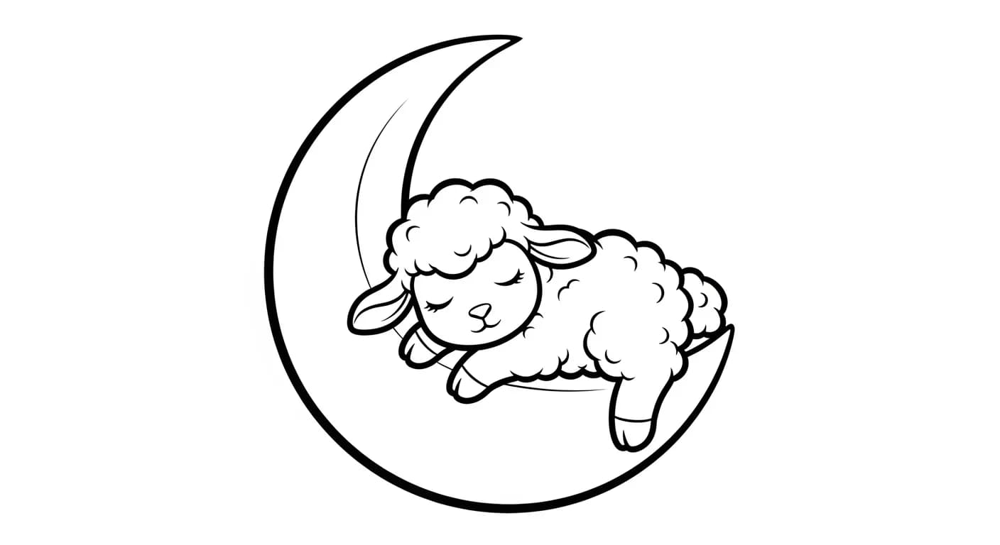 Dieren Zwart-wit illustratie van Dieren om in te kleuren binnen de categorie Dieren.