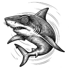 Haai Haai Kleurplaat