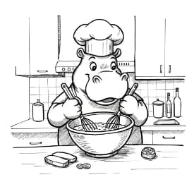 Comfortabele dagen Een rustgevende en leuke kleurplaat van Comfortabele dagen, geschikt voor alle leeftijden.