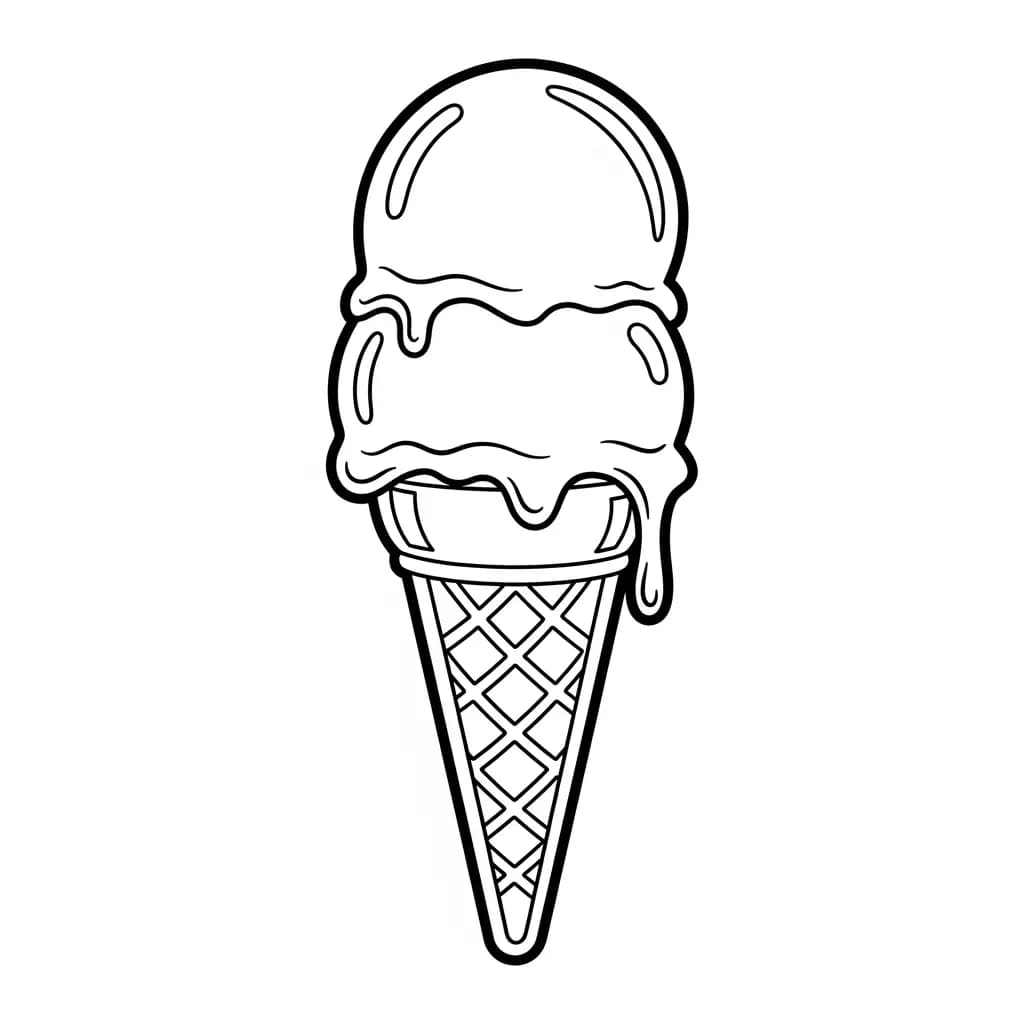 Zomer Kleurplaat van Zomer met een vrolijk en zomers thema om creatief in te kleuren.