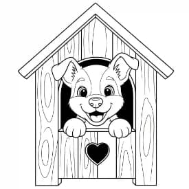 Hond Hond kleurplaten