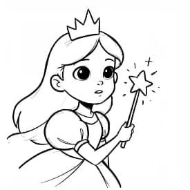 Prinsessen Prinsessen kleurplaten