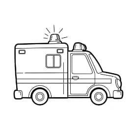 Ambulance Ambulance kleurplaten — Alle Categorieën