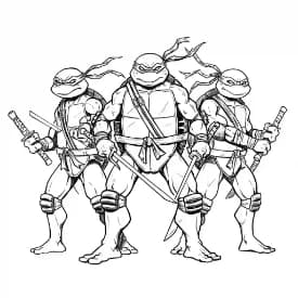 Tienermutante ninjaschildpadden Tienermutante ninjaschildpadden kleurplaten — Alle Categorieën