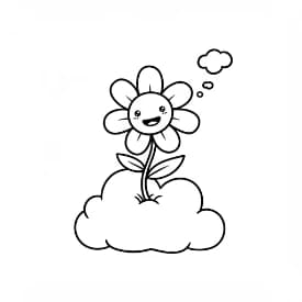 Rozenboeket Een mooie kleurplaat van een boeket rozen, klaar om in te kleuren.