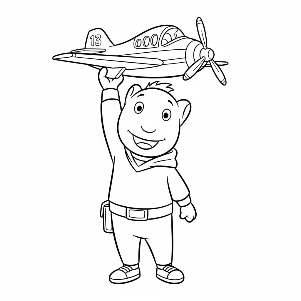 Backyardigans Een leuke kleurplaat van de Backyardigans om zelf in te kleuren en creatief aan de slag te gaan.