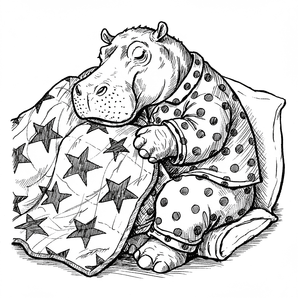 Comfortabele dagen Een ontspannende en creatieve kleurplaat van Comfortabele dagen voor jong en oud.