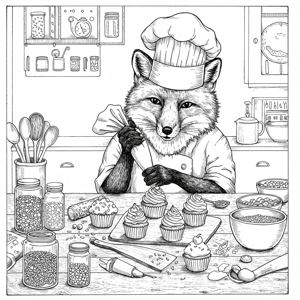 Comfortabele dagen Een rustgevende en leuke kleurplaat van Comfortabele dagen, geschikt voor alle leeftijden.