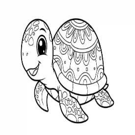 Dieren Zwart-wit illustratie van Dieren om in te kleuren binnen de categorie Dieren.