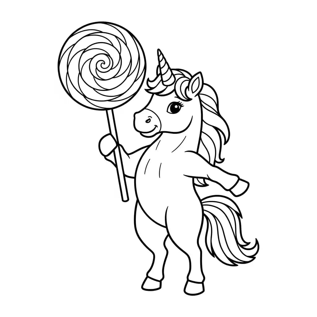 Unicorn Afbeelding Alt-tekst: Een rennende unicorn met lange manen die in de wind wapperen.