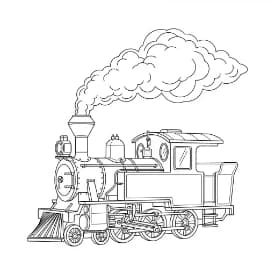 Trein Trein kleurplaten — Alle Categorieën
