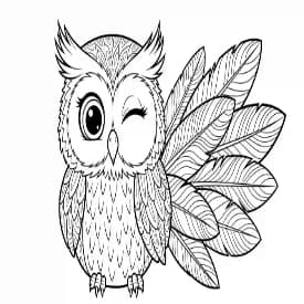 Dieren Zwart-wit tekening van Dieren om in te kleuren, afkomstig uit de categorie Dieren.