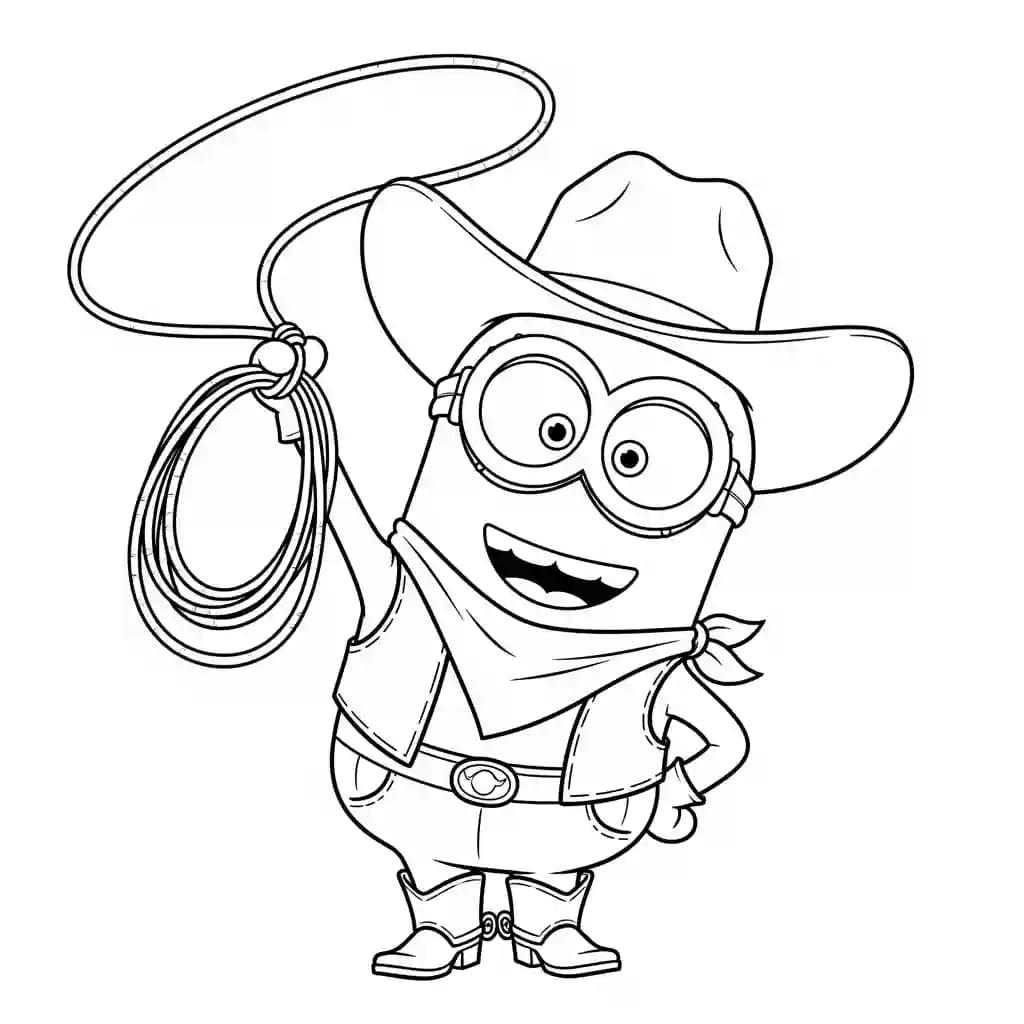 Minions kleurplaat schets kleurplaat van een vrolijke Minion met duidelijke contouren om in te kleuren
