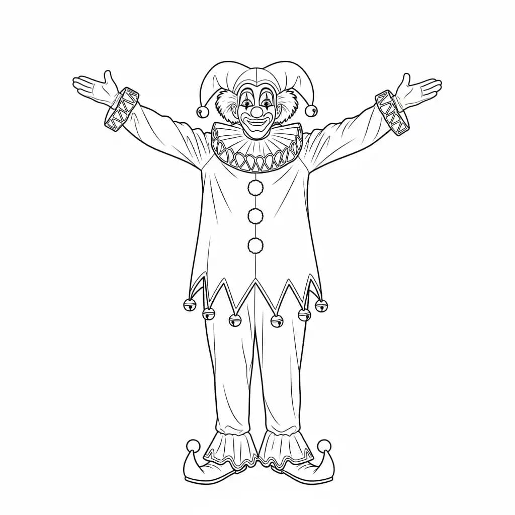 Efteling Kleurplaat van de Efteling met sprookjesachtig thema om zelf creatief in te kleuren.