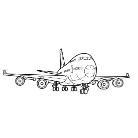Vliegtuig Vliegtuig kleurplaat