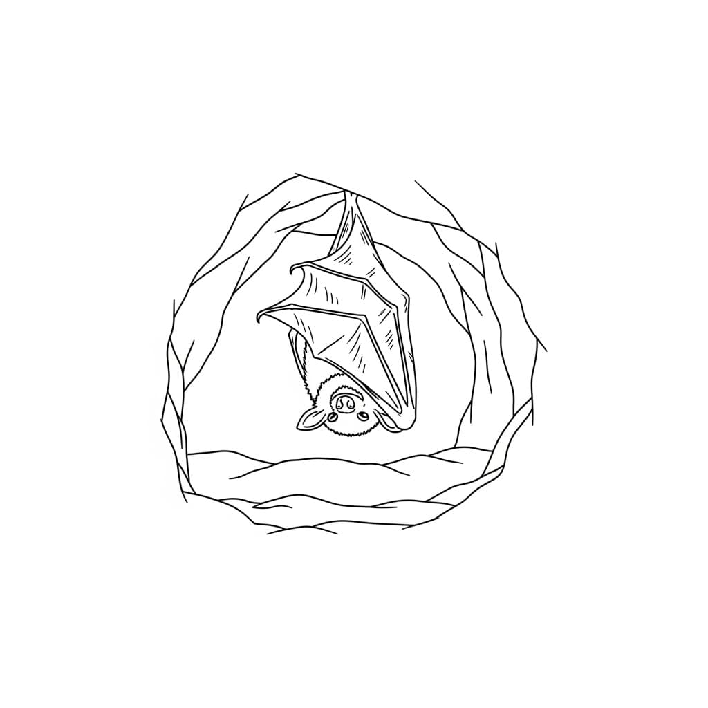 Knuppel Een overzichtelijke en creatieve kleurplaat van Knuppel voor kinderen en volwassenen.